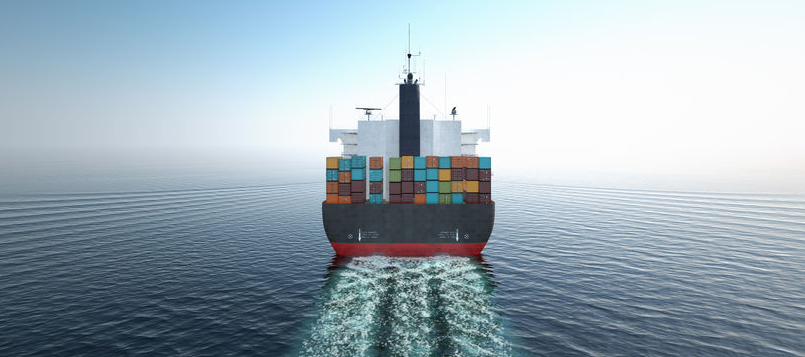 Los grandes barcos transportan mudanzas internacionales