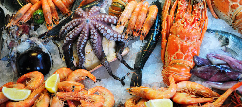 El marisco es una cena que no engorda