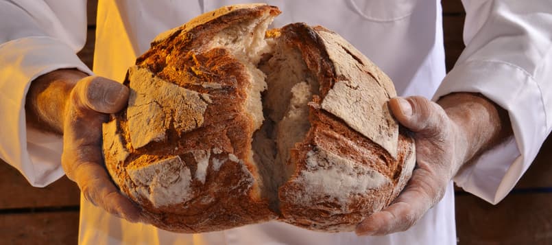 Comer-pan-hecho-en-casa